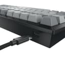 CHERRY KW 300 MX - Keyboard - 75% - compact - backlit - wireless - Bluetooth 5.2, USB-C - QWERTY - US - key switch: CHERRY MX2A Silent Red - black thumbnail 5
