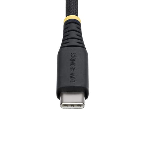 StarTech.com - USB cable - 24 pin USB-C (M) to 24 pin USB-C (M) - USB 2.0 - 3 A - USB Power Delivery (60W) - black — view 5