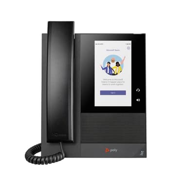 Poly CCX 400 - For Microsoft Teams - VoIP phone with caller ID/call waiting - SIP, SDP - 24 lines - black