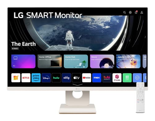 LG MyView 27SR50F-W - LED monitor - Smart - 27" - 1920 x 1080 Full HD (1080p) - IPS - 250 cd/m� - 1000:1 - HDR10 - 14 ms - 2xHDMI - speakers