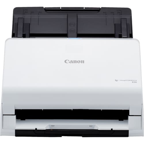 Canon imageFORMULA R30 - Document scanner - Contact Image Sensor (CIS) - Duplex - A4 - 600 dpi - up to 25 ppm (mono) / up to 9 ppm (colour) - ADF (60 sheets) - USB 2.0