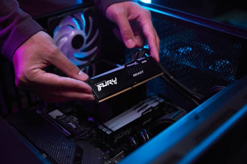 Kingston FURY Beast - DDR5 - module - 32 GB - DIMM 288-pin - 2800 MHz / PC5-44800 - CL36 - 1.25 V - unbuffered - on-die ECC - black — view 18