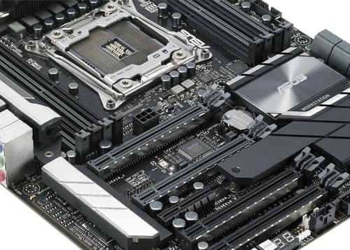 ASUS WS X299 PRO/SE - Motherboard - ATX - LGA2066 Socket - X299 Chipset - USB 3.1 Gen 1, USB-C Gen2, USB 3.1 Gen 2 - 2 x Gigabit LAN - HD Audio (8-channel) — view 7