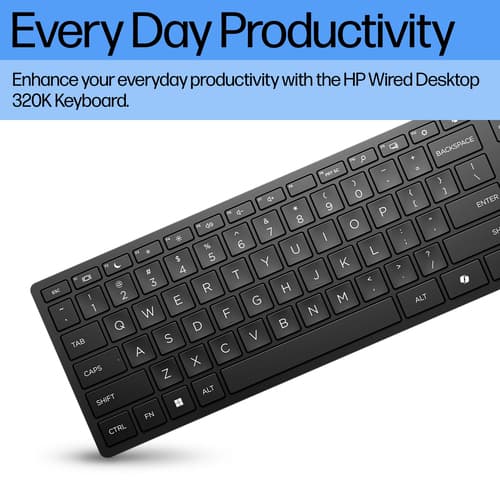 HP Desktop 320K - Keyboard - USB - UK - Smart Buy — view 4