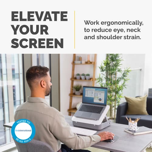 BREYTA LAPTOP STAND CARRY CASE WHITE — view 3