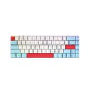 CHERRY MX MX-LP 2.1 - Keyboard - compact - backlit - wireless - 2.4 GHz, Bluetooth 5.2, USB - QWERTY - US - key switch: CHERRY MX Low Profile RGB Speed - white thumbnail 1