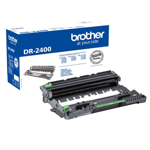 Brother DR2400 - Black - original - drum kit - for Brother DCP-L2510, L2530, L2537, L2550, HL-L2350, L2370, L2375, MFC-L2713, L2730, L2750