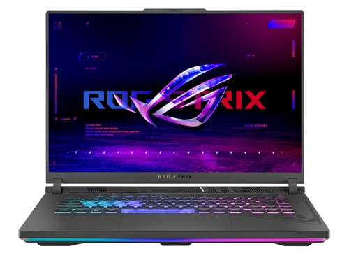 ASUS ROG Strix G16 G614JV-N3075W - Intel Core i7 - 13650HX / up to 4.9 GHz - Win 11 Home - GeForce RTX 4060 - 16 GB RAM - 1 TB SSD NVMe - 16" 1080 x 1200 @ 165 Hz - Gigabit Ethernet - Wi-Fi 6E - eclipse grey