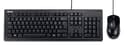ASUS U2000 - Keyboard and mouse set - USB - black thumbnail 1