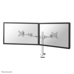 Neomounts FPMA-D935DG - Mounting kit - full-motion - for 2 LCD displays - silver - screen size: 10"-27" - grommet, desk-mountable