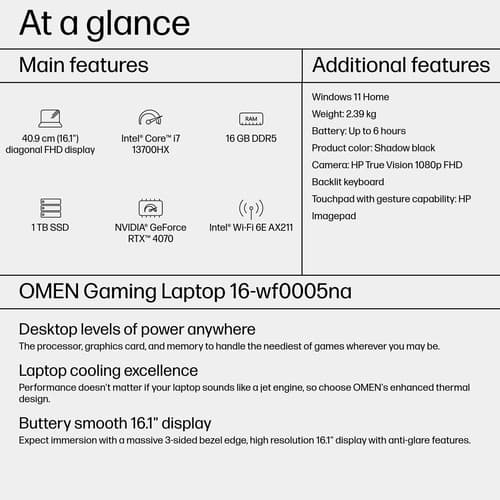 16-WF0005NA I7-13700HX 16GB 1TB 4070 — view 5
