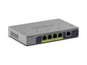 NETGEAR GS105PP - Switch - unmanaged - 1 x 10/100/1000 + 4 x 10/100/1000 (PoE+) - desktop, wall-mountable - PoE+ (83 W) thumbnail 1