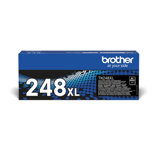 Brother TN248XLBK - High Yield - black - original - box - toner cartridge - for Brother DCP-L3515, L3520, L3555, L3560, HL-L3220, L3240, MFC-L3740, L3760, L8340, L8390