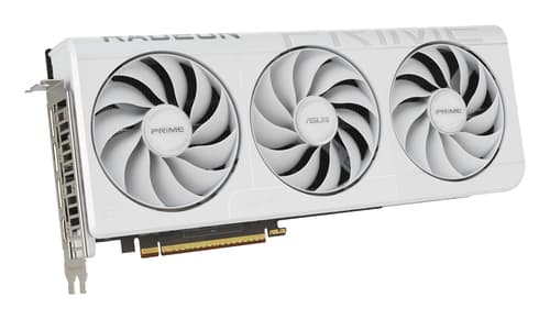 ASUS PRIME - OC Edition - graphics card - Radeon RX 9070 XT - 16 GB - white — view 4