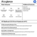 HP EliteBook 6 G1i Notebook AI - 177-degree hinge design - Intel Core Ultra 5 - 225U / up to 4.8 GHz - Win 11 Pro - Intel Graphics - 16 GB RAM - 512 GB SSD NVMe - 14" IPS 1920 x 1200 - Gigabit Ethernet - Wi-Fi 6E, Bluetooth - pike silver aluminium - kbd: UK thumbnail 4