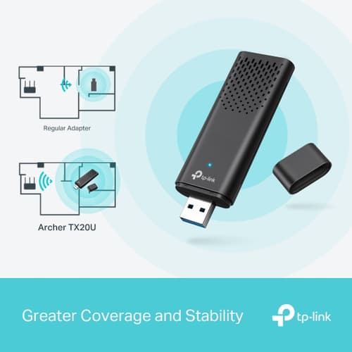 AX1800 HG DBAND WI-FI 6 USB ADP — view 7