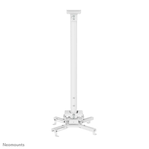 Neomounts CL25-550WH1 - Mounting kit (ceiling mount) - full-motion - for projector - easy-install, height 74.5 - 114.5 cm - steel - white — view 8