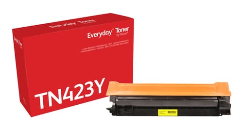 Everyday - High capacity - yellow - compatible - box - toner cartridge (alternative for: Brother TN423Y) - Green World Alliance return programme — view 1
