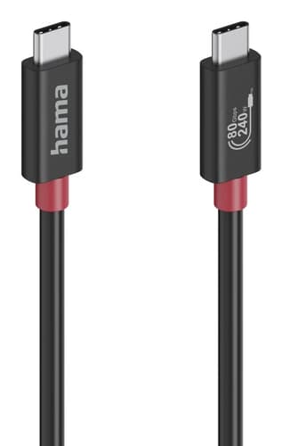 USBC CABLE GEN4 240W 1M BLACK — view 3