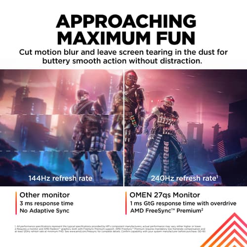 OMEN 27QS QHD 240HZ GAMING MONITOR — view 9