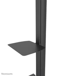 Neomounts NMPRO-AVSHELF - Mounting component (shelf) - for AV System - black - pole mount