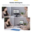 StarTech.com - Notebook stand - 360� swivel, telescopic height adjustment - desktop - silver thumbnail 9