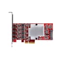 StarTech.com 4-Port USB Type-C PCIe Card, USB-C 10Gb, 4x Controllers, TAA