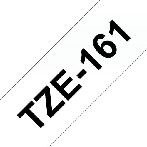 Brother TZe-161 - Black on clear - Roll (3.56 cm x 8 m) 1 cassette(s) laminated tape - for P-Touch PT-3600, 530, 550, 9200, 9400, 9500, 9600, 9700, 9800, D800, P900, P950
