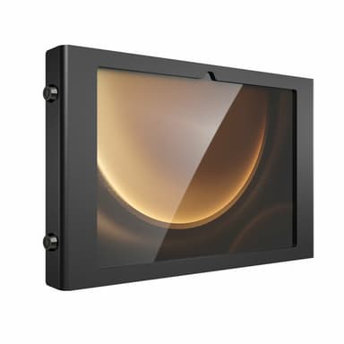 Compulocks Galaxy Tab S9+/S9FE+ 12.4" Apex Secured Enclosure Wall Mount - Enclosure - portable, exposed front/back camera and sensors - for tablet - lockable - metal frame - black - screen size: 12.4" - floor stand mountable - for Samsung Galaxy Tab S10+, Tab S9 FE+, Tab S9+