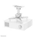 Neomounts CL25-530WH1 - Mounting kit (ceiling mount) - full-motion - for projector - easy-install, height 25.5 cm - steel - white thumbnail 1