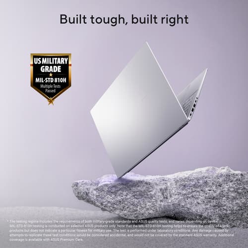 ASUS Vivobook S 16 S3607QA-PL004W - Snapdragon X - X1-26-100 / up to 2.9 GHz - Win 11 Home - Qualcomm Adreno - 16 GB RAM - 512 GB SSD NVMe - 16" 1920 x 1200 @ 144 Hz - Wi-Fi 6E, Bluetooth - cool silver — view 10