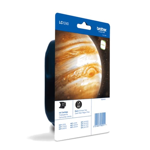 Brother LC1240BKBP - Black - original - blister - ink cartridge - for Brother DCP-J525, J725, J925, MFC-J430, J5910, J625, J6510, J6710, J6910, J825 — view 1