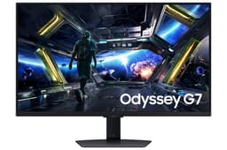 Samsung Odyssey G7 S32DG702EU - G70D Series - LED monitor - Smart - gaming - 32" - 3840 x 2160 4K UHD (2160p) @ 144 Hz - Fast IPS - 350 cd/m� - 1000:1 - DisplayHDR 400 - 1 ms - 2xHDMI, DisplayPort - speakers - black