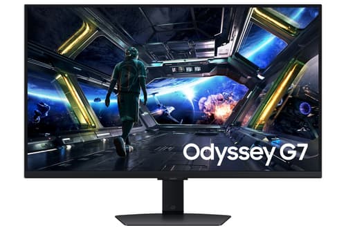 Samsung Odyssey G7 S32DG702EU - G70D Series - LED monitor - Smart - gaming - 32" - 3840 x 2160 4K UHD (2160p) @ 144 Hz - Fast IPS - 350 cd/m� - 1000:1 - DisplayHDR 400 - 1 ms - 2xHDMI, DisplayPort - speakers - black