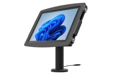 Compulocks Surface Pro 8-10 Space Enclosure Tilting Stand 8" Black - Mounting kit (enclosure, pole stand) - for tablet - lockable - high-grade aluminium - black - screen size: 13" - surface mountable - for Microsoft Surface Pro 8, Pro 9