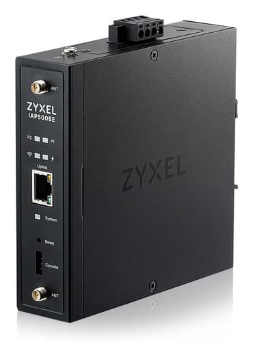 Zyxel NebulaFlex Pro IAP500BE - Radio access point - 4-stream, BE5000, industrial - Wi-Fi 7, 2.5GbE, 1GbE - Wi-Fi 7 - 2.4 GHz, 5 GHz - cloud-managed - rail mountable — view 5