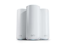 NETGEAR Orbi 770 Series RBE773 - Wi-Fi system - (router, 2 extenders) - up to 6,750 sq.ft - mesh 1GbE, Wi-Fi 7 Multi-Band