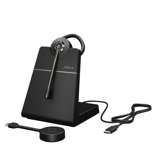 Jabra Engage 55 SE Convertible - Headset - on-ear - convertible - DECT - wireless - USB-C via DECT adapter - Certified for Microsoft Teams