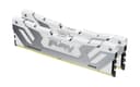 Kingston FURY Renegade - DDR5 - kit - 48 GB: 2 x 24 GB - DIMM 288-pin - 8800 MT/s / PC5-70400 - CL42 - 1.4 V - clocked unbuffered - on-die ECC - white & silver thumbnail 2