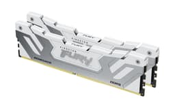 Kingston FURY Renegade - DDR5 - kit - 48 GB: 2 x 24 GB - DIMM 288-pin - 4200 MHz / PC5-67200 - CL40 - 1.45 V - unbuffered - on-die ECC - white & silver