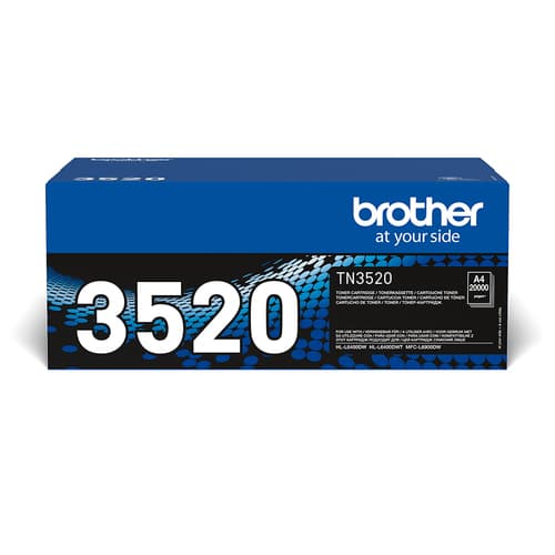 Brother TN3520 - Black - original - toner cartridge - for Brother HL-L6400, MFC-L6900, MFC-L6970