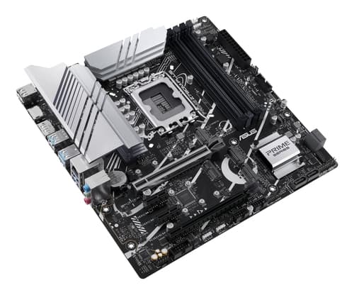 ASUS PRIME Z790M-PLUS - Motherboard - micro ATX - LGA1700 Socket - Z790 Chipset - USB-C 3.2 Gen 2x2, USB-C 3.2 Gen 1, USB 3.2 Gen 2, USB 3.2 Gen 1, USB4 - Gigabit LAN - onboard graphics (CPU required) - HD Audio (8-channel) — view 6