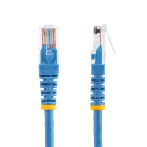 STARTECH 3FT BLUE MOLDED CAT5E UTP P — view 3