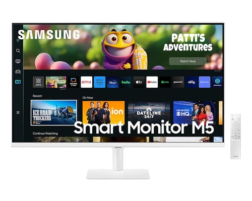 Samsung S32CM501EU - M50C Series - LED monitor - Smart - 32" - 1920 x 1080 Full HD (1080p) @ 60 Hz - VA - 250 cd/m� - 3000:1 - HDR10 - 4 ms - 2xHDMI - speakers - white