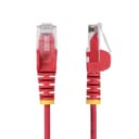 StarTech.com 1.5m Red Slim CAT6 Ethernet Cable, Snagless, 28AWG, LSZH - Patch cable - RJ-45 (M) to RJ-45 (M) - 1.5 m - 3.6 mm - UTP - CAT 5/5e/6 - IEEE 802.3bt - snagless, halogen-free - red thumbnail 2