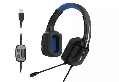 Philips TAGH401BL - Headset - full size - wired - black