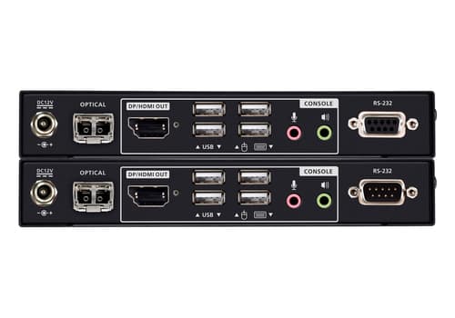 True 4K DP/HDMI Optical KVM 10km — view 4