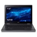 Acer TravelMate B3 Spin 11 TMB311RN-33-TCO - Flip design - Intel N-series - N100 / up to 3.4 GHz - Win 11 Pro Education - UHD Graphics - 4 GB RAM - 128 GB SSD UFS - 11.6" IPS touchscreen 1920 x 1080 (Full HD) - Wi-Fi 6E, Bluetooth - shale black - kbd: UK thumbnail 2