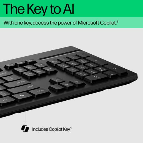 HP 125 G2 - Keyboard - USB - UK - bulk — view 6