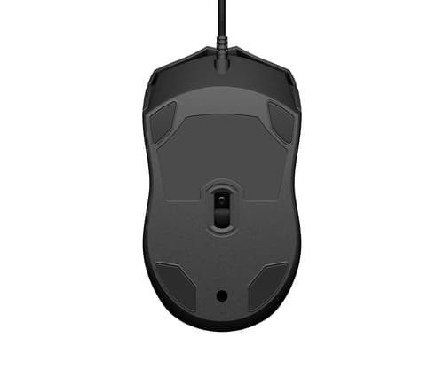 HP 105 - Mouse - right and left-handed - optical - 3 buttons - wired - USB-A - black - Smart Buy — view 4